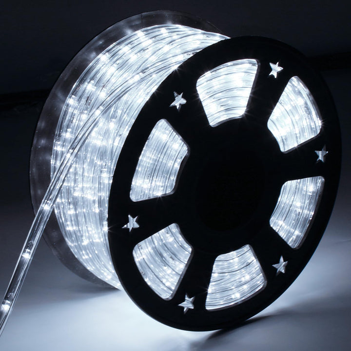 Gimisgu Lichterschlauch Aussen 20m Led Schlauch Kaltweiss 480 Led Lichtschlauch mit Timing Controlle