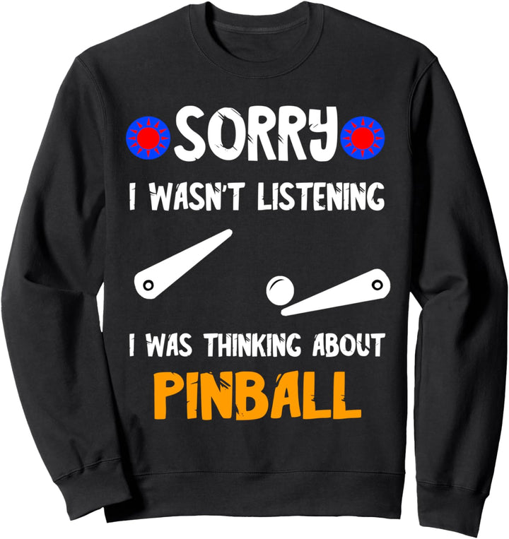 Pinball Flipper Automat Arcade Game Retro Spieleautomat Sweatshirt
