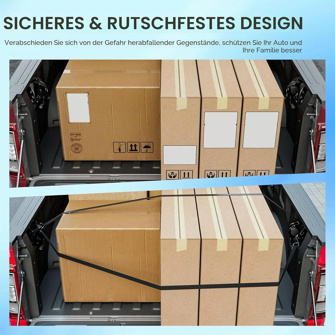 Einziehbare Ratschengurte kompatibel mit Ford F150 2015–2024, einziehbare Spanngurte, Ersatz für For
