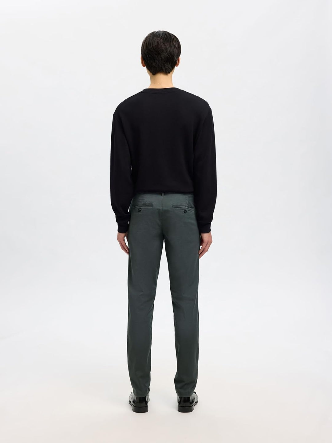 Selected Homme Male Chino 175 Slim fit Flex 29W / 32L Dark Shadow, 29W / 32L Dark Shadow