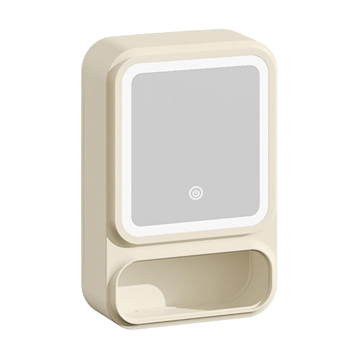 Generisch Bathroom Mirror, Bathroom Wall Cabinet, 16.54x11.02x4.53 Inches, Dimmable LED Lights, Magn