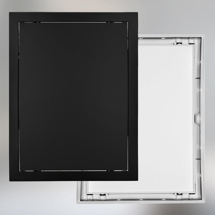 KOTARBAU® Revisionstür 30x40 cm Revisionsklappe Trockenbau Schwarz Kunststoff Wartungsklappe Revisio