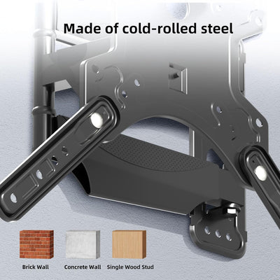 suptek TV Wandhalterung Schwenkbar Neigbar und Ausziehbar TV Halterung für 32-55 Zoll Fernseher Oder