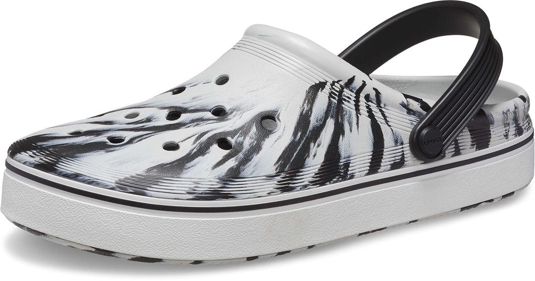 Crocs Unisex-Erwachsene Off Court Clog 36/37 EU Schwarz Weiss, 36/37 EU Schwarz Weiss