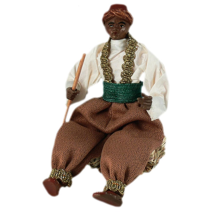 FRITZ COX RuCo Krippenfigur - Elefantenreiter Alba | Sammelfigur der Krippenserie RuCo | deutsche Ha