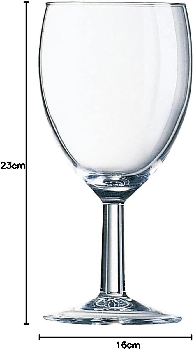 Arcoroc ARC 27778 Savoie Weinkelch, Weinglas, 240ml, Glas, transparent, 12 Stück 240 ml, 240 ml