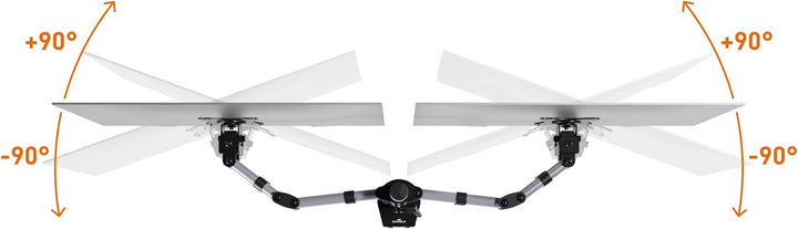 Durable Halterung SELECT für 2 Monitore Tischhalterung, 26mm, Für 2 Monitore