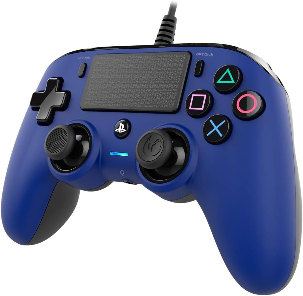 NACON PS4 Controller Color Edition, Blau Single, Single
