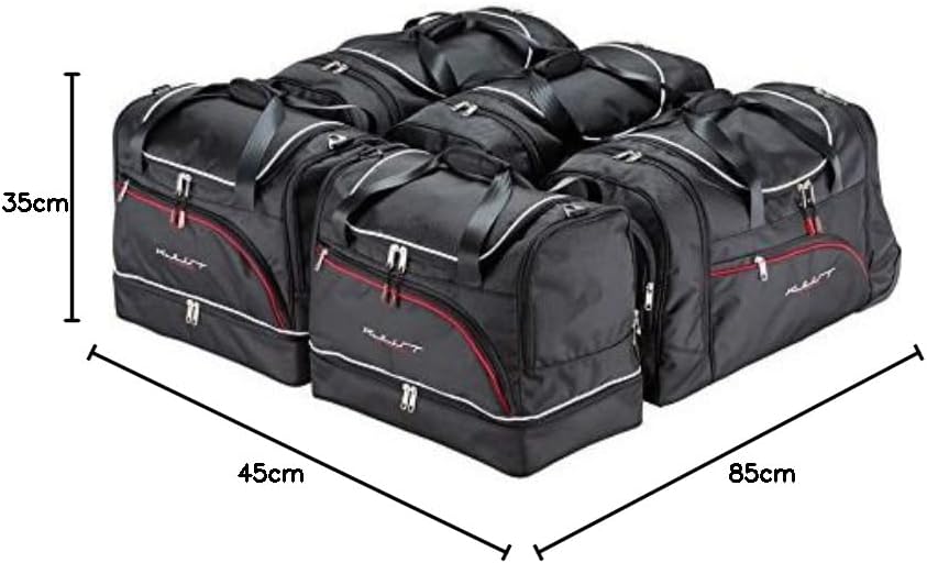 KJUST Dedizierte Reisetaschen 5 stk kompatibel mit AUDI A6 AVANT C7 2011-2017
