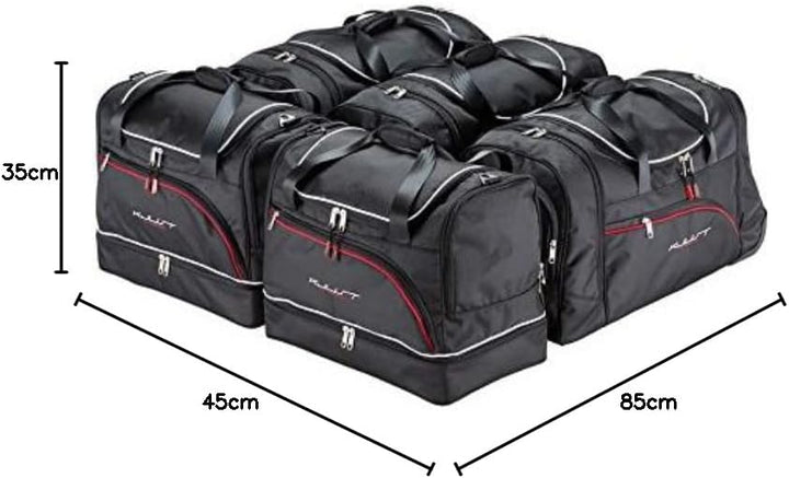 KJUST Dedizierte Reisetaschen 5 stk kompatibel mit AUDI A6 AVANT C7 2011-2017