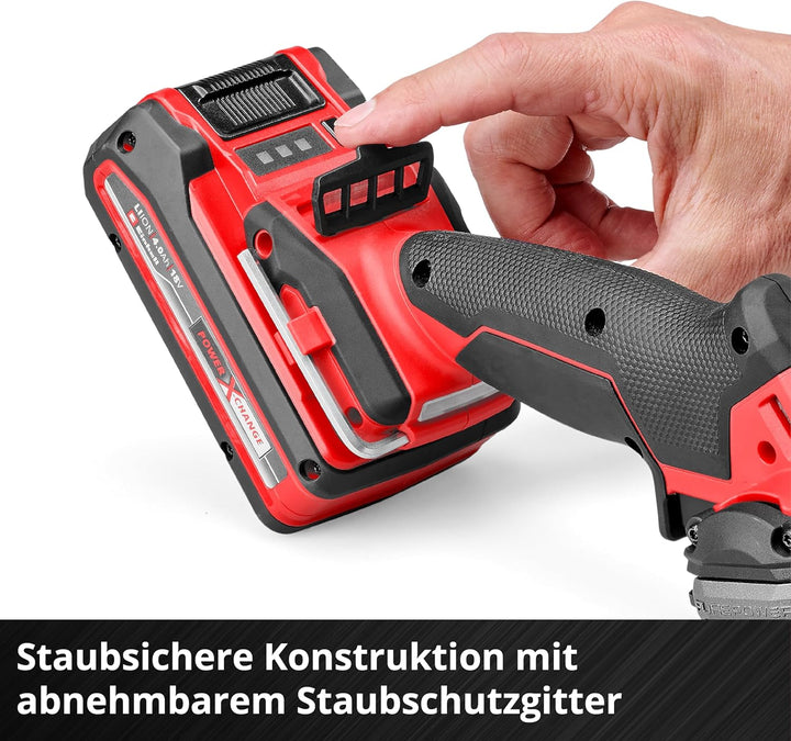 Einhell Professional Akku-Trennschleifer TP-CO 18/76-C Li BL-Solo (18 V, Brushless, 76 mm Scheiben-Ø