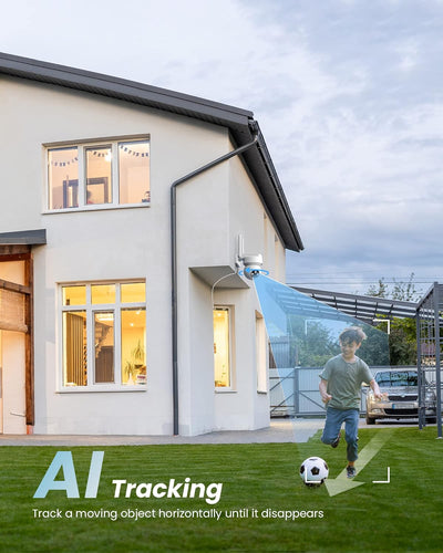 2 Stück Überwachungskamera Aussen - Kamera Überwachung Aussen Wlan IP Kamera Outdoor Kabel Aussenkam