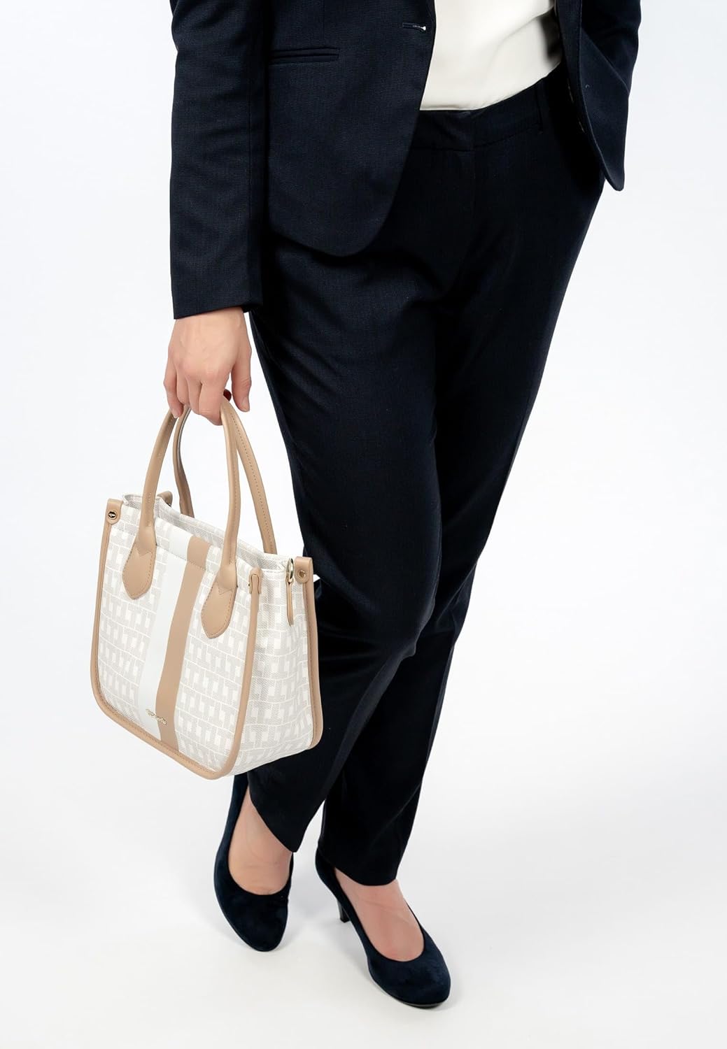 Tamaris Shopper Liz 32323 Damen Handtaschen Print Einheitsgrösse Lighttaupe, Einheitsgröße