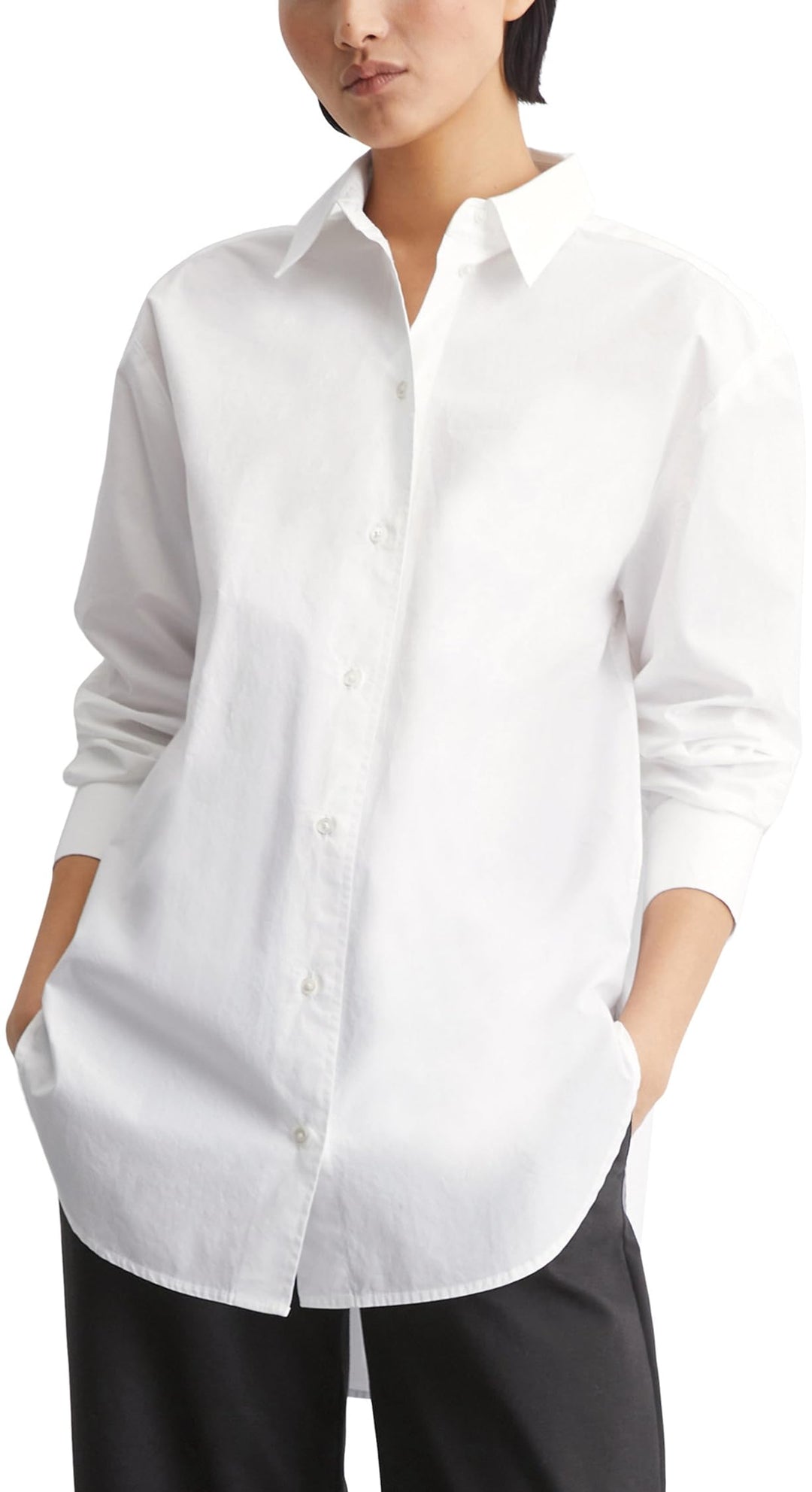 Marc O'Polo Damen Blouse 40 Weiss, 40 Weiss