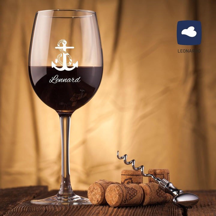 Geschenk zum Valentinstag – Wein Geschenksets – Weinglas mit Gravur 460ml – Geburtstagsgeschenke – G