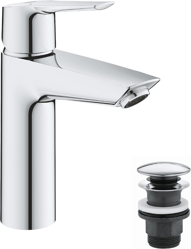 GROHE Start - Einhand-Waschtischarmatur (wassersparend, DN 15, M-Size), chrom, 24204002