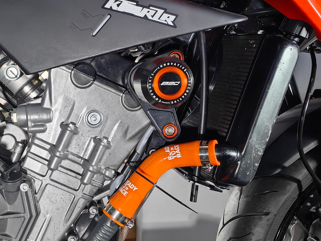 Modeer Motorrad Sturzpads Kompatibel mit DUKE 790/890 Duke/R 2018-2025 Rahmen Slider Sturzschutz duk