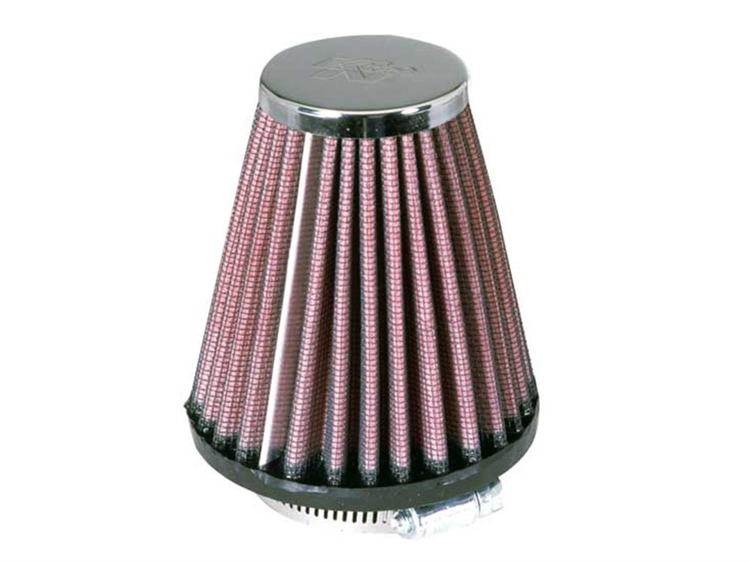 K&N RC-1200 KFZ und Motorrad Universal Chrom Filter Rot