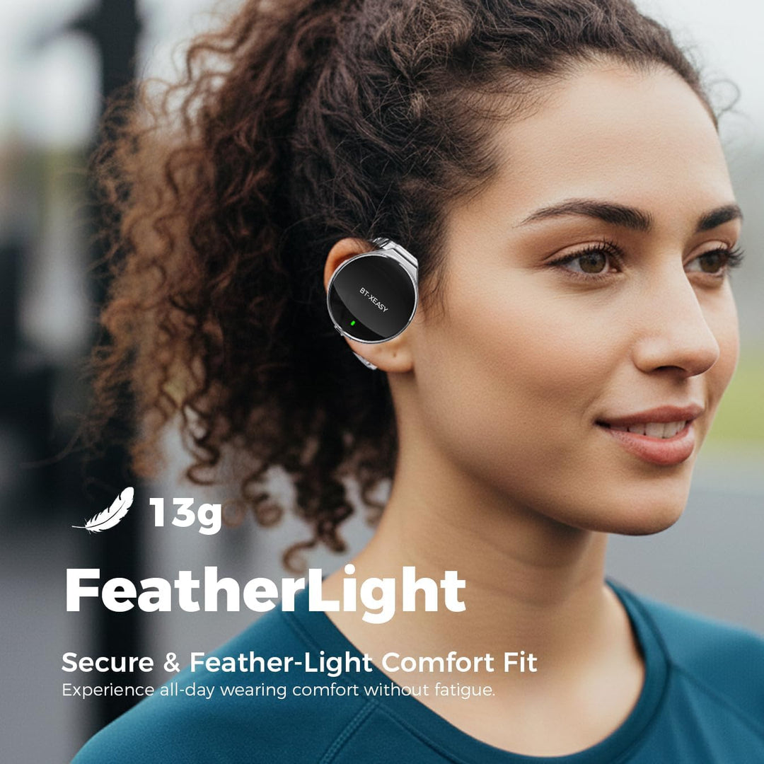 Micool On Ear Kopfhörer Bluetooth 5.4, Open Ear Kopfhörer Kabellos Geräuschunterdrückung, Wassertrop