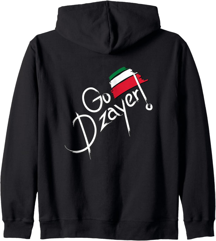 Flagge Algerien Kapuzenjacke