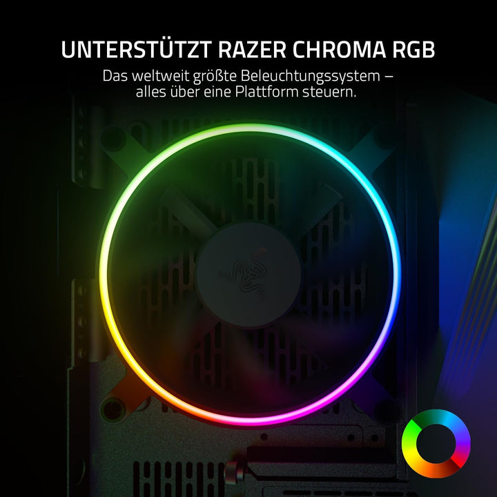 Razer Kunai Chroma - aRGB-PC-Hochleistungslüfter (Leise, leistungsstarke, Bis zu 8 Lüfter anschliess
