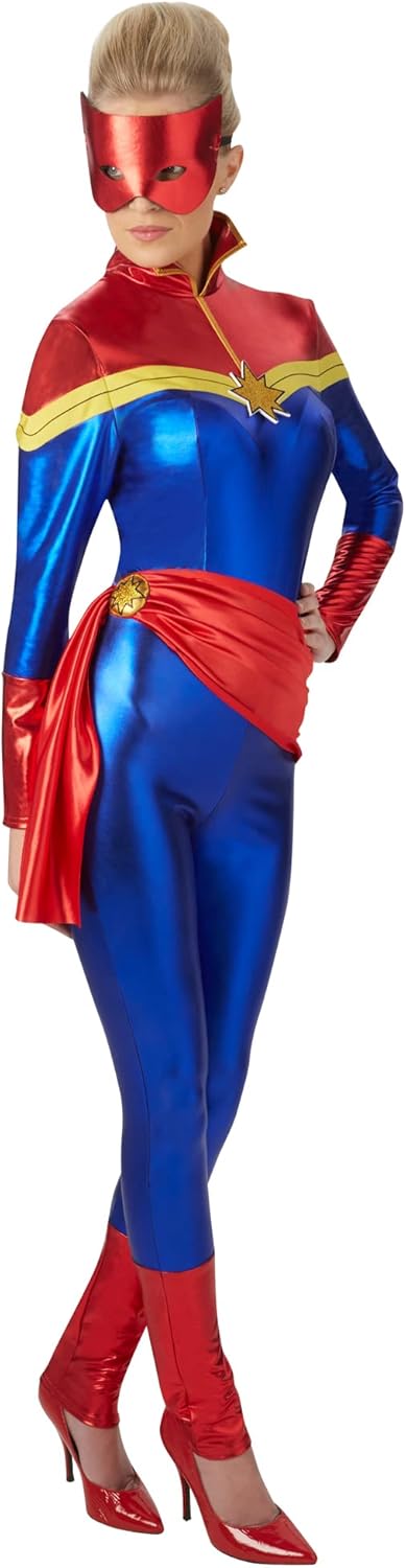 Rubie 's Offizielles Damen Marvel Captain Kostüm – Medium, M