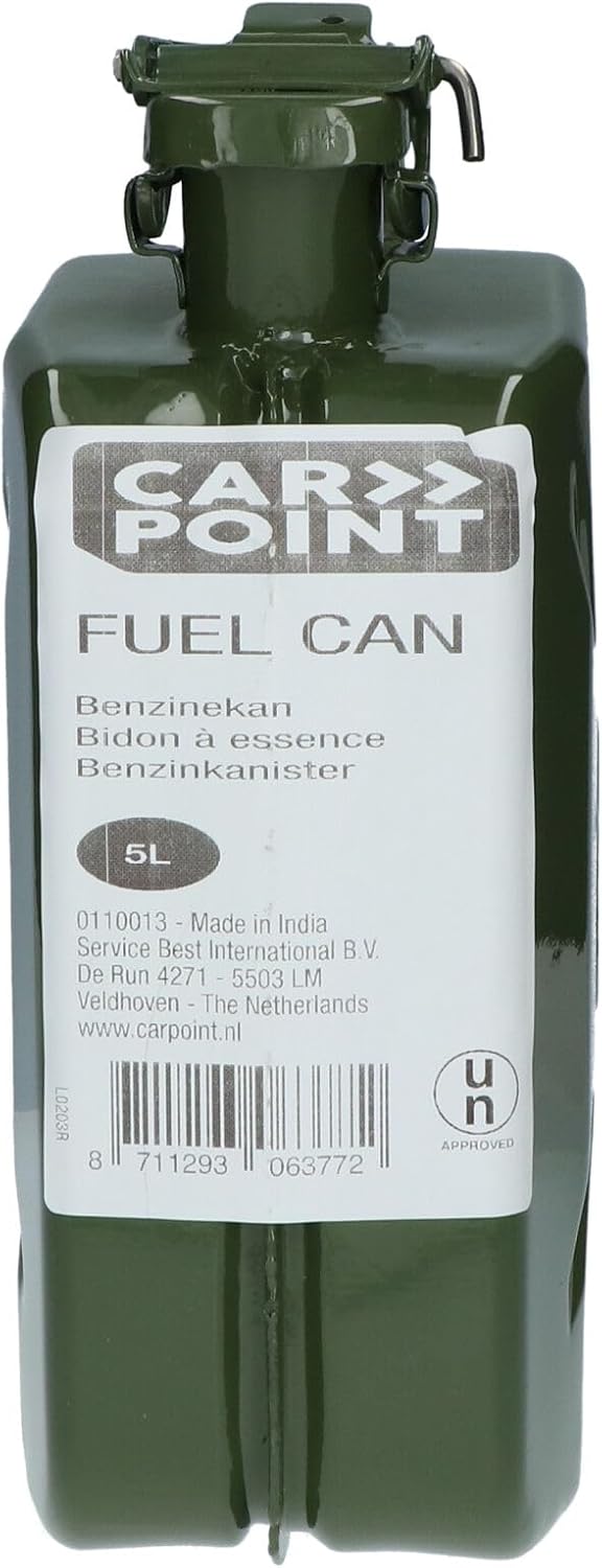 Carpoint Benzinkanister 5L grün Metall TUV/GS