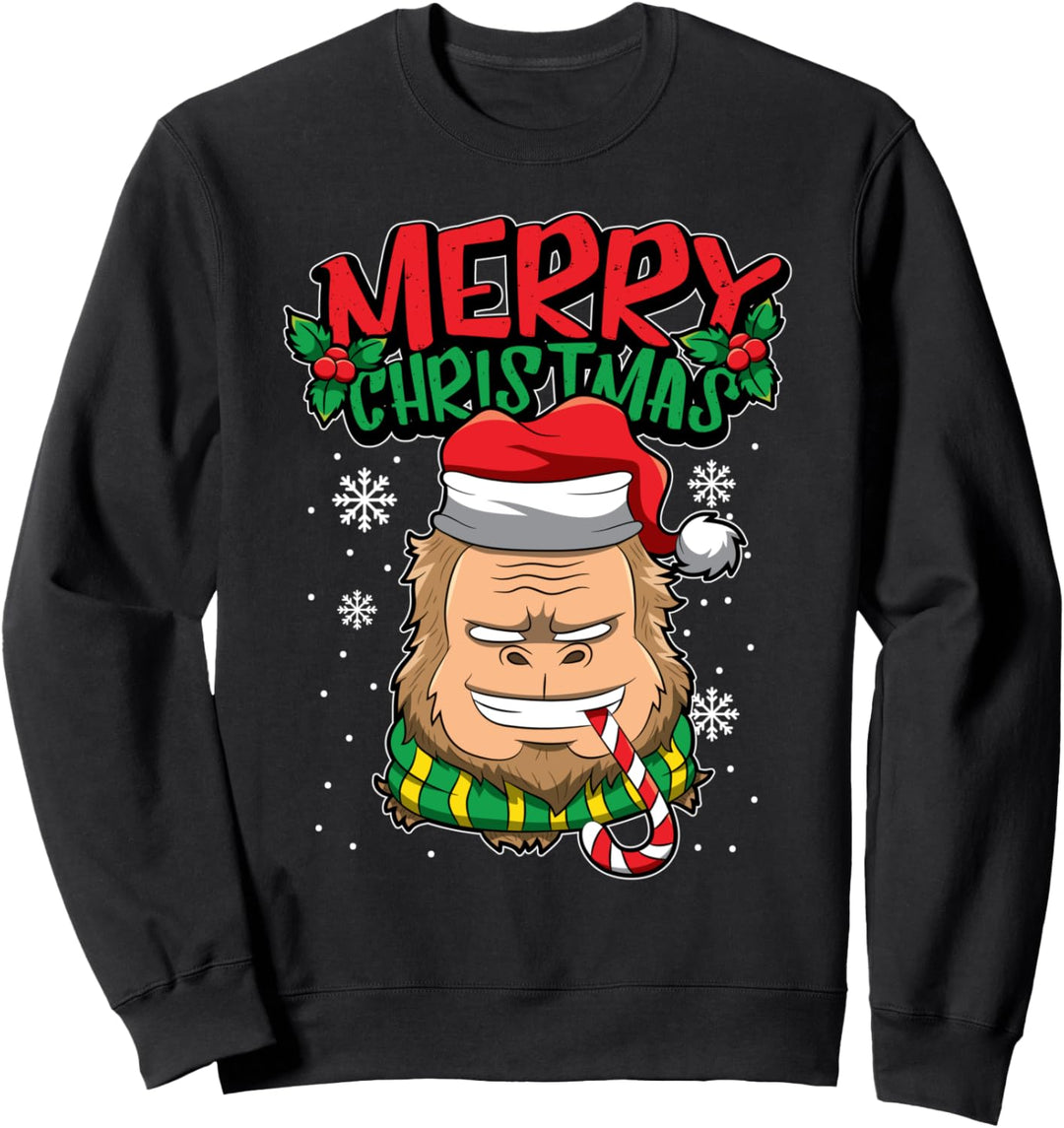 Weihnachts-Sasquatch - Weihnachtstiere Sweatshirt