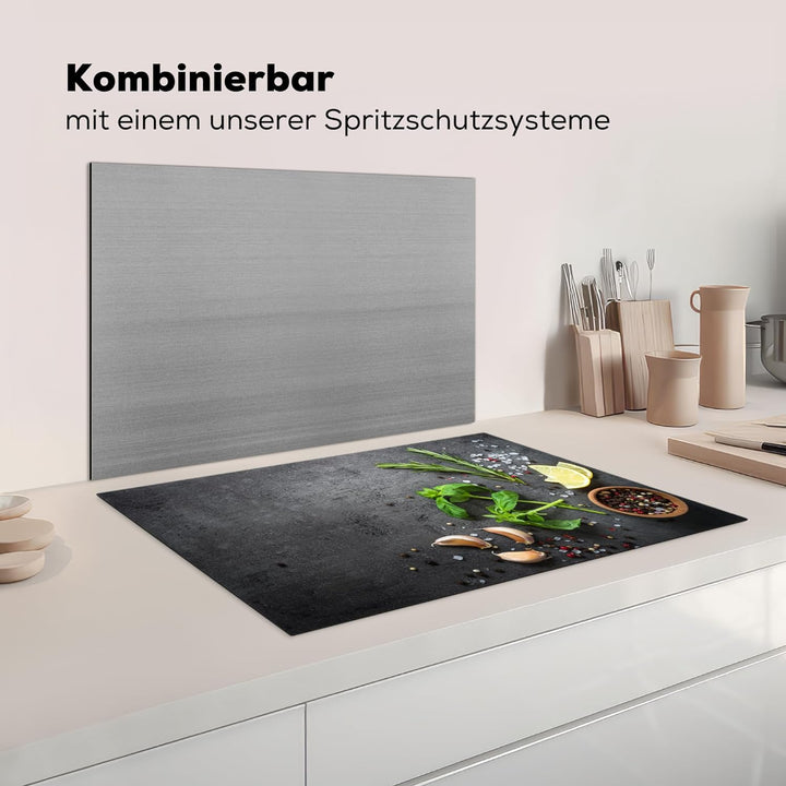 KitchenYeah© Herdabdeckplatte Einteilig Küche Herdabdeckung Ceranfeld Abdeckplatte Kochfeld Abdeckun