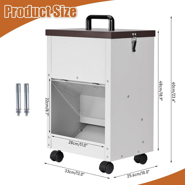 Automatischer Hundefütterer, 30lb Grosse Rasse Schwerkraft Auto Dog Food Dispenser Für Outdoor Gross