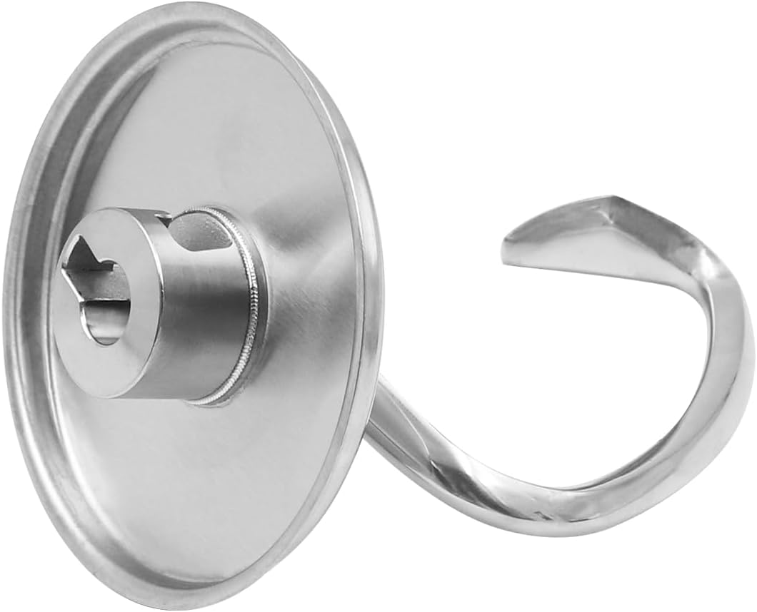 Knethaken für Kitchenaid-Mixer, passend für 4,5–5 Qt, Kitchenaid-Zubehör, Haken, Edelstahl-Spiral-Kn