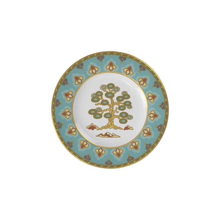 Villeroy & Boch Brotteller, Porzellan, Weiss/Blau