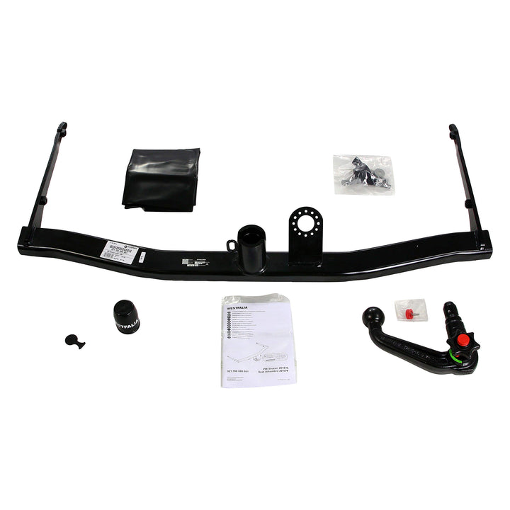 Westfalia Abnehmbare Anhängerkupplung für VW Sharan II (ab BJ 09/2010), Seat Alhambra II (ab BJ 09/2