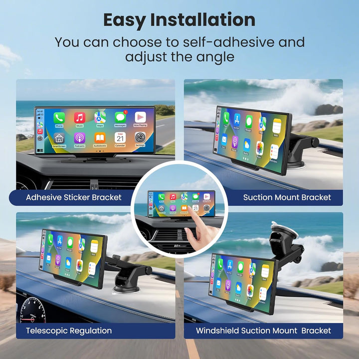 11 Zoll Carplay Display FüR Apple Car Play und Android Auto,Carplay Android Auto Display Bildschirm