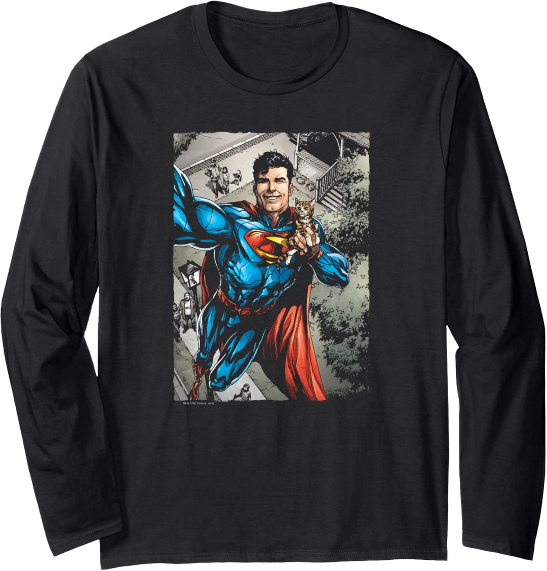Superman Super Selfie Langarmshirt