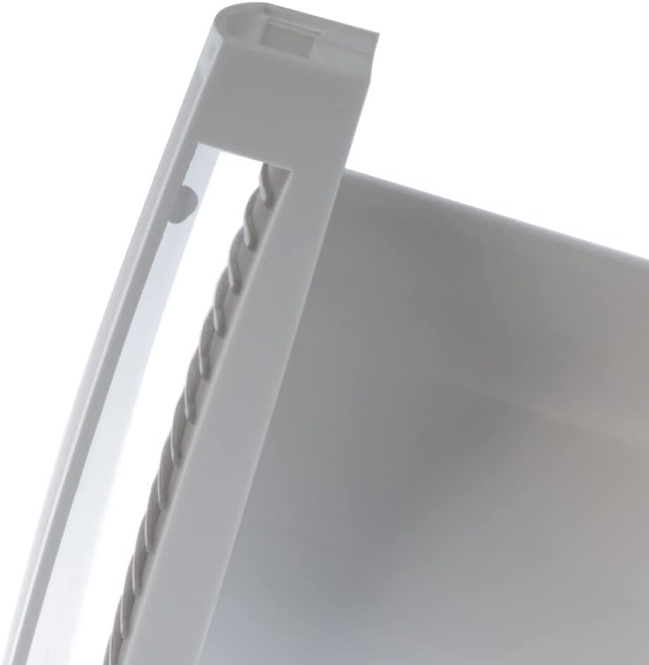 EUROPLAST Ø 125mm Bad-Lüfter mit Timer - mit Weiss Front, Leise Ventilator - Fan zur Belüftung Ø 125