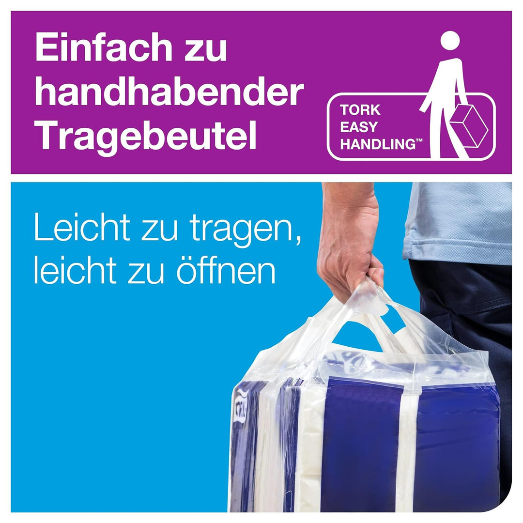 Tork Xpress komprimierte weiche Multifold-Papierhandtücher Weiss H2, Premium, 2‑lagig, Z‑Falz, saugf