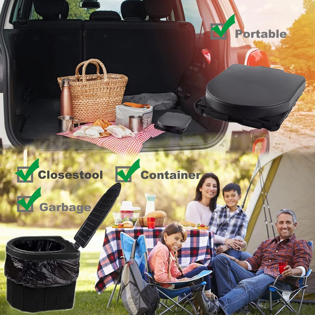 KINSPORY Campingtoilette, Mobile Toilette, Trenntoilette, Tragbare Toilette für Draussen oder Drinne