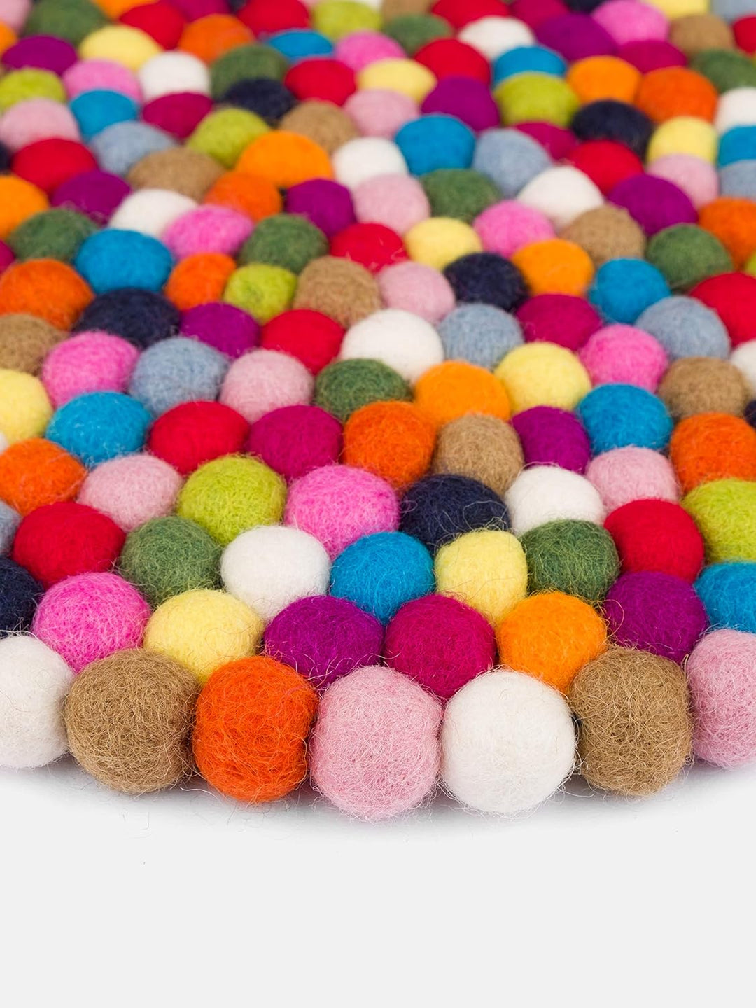 myfelt Filzkugel Sitzauflage/Stuhlauflage - Lotte - 36 cm, bunt, Bunt