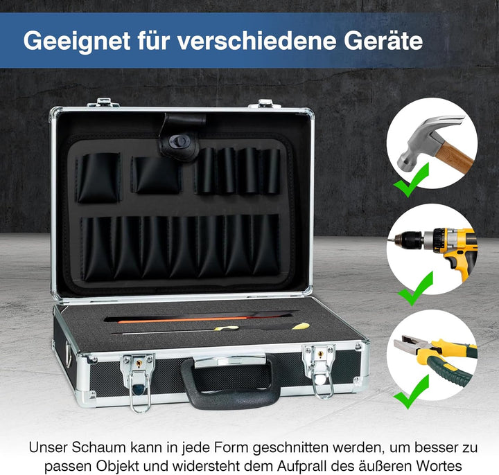 10 Stück Schaumstoff Zuschnitt 400 x 300 mm Vielseitige Schaumstoffeinlage für Werkzeug- und Kamerak