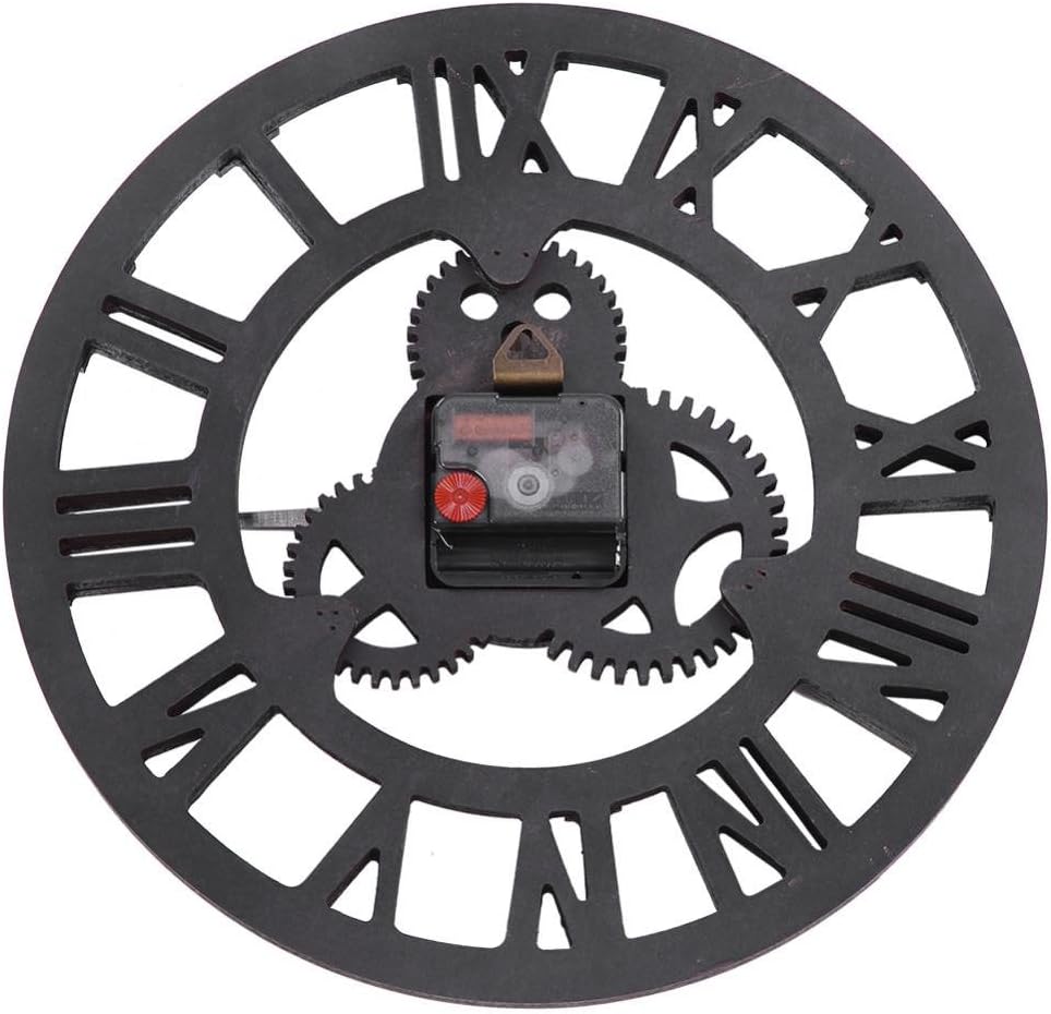 Metall Zahnrad Wanduhr, Lautlos Gross Dekouhr im Vintage Design für Wonzimmer, Café, Restauran, Büro