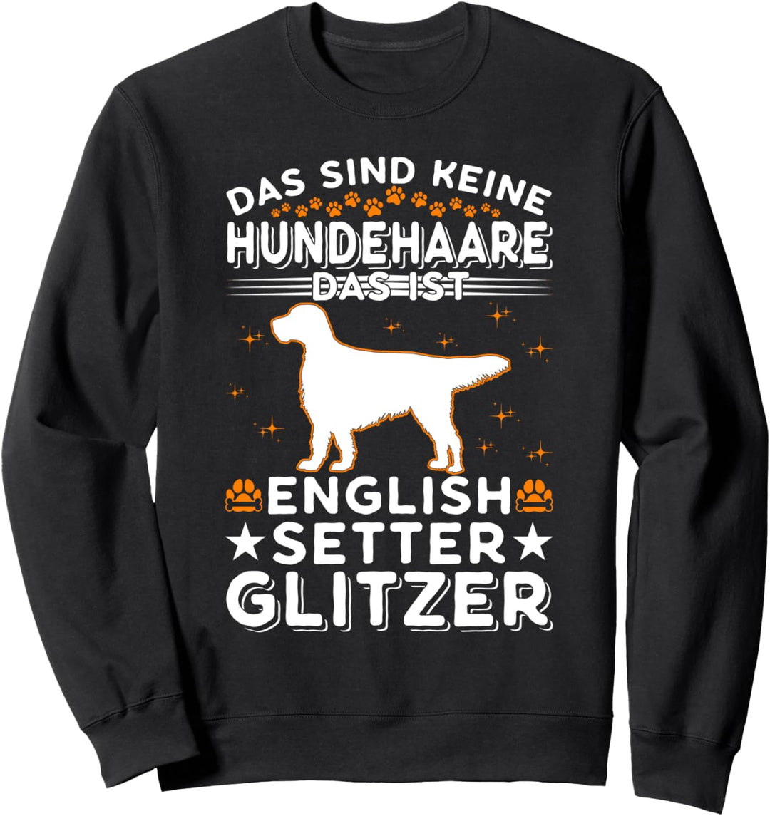 English Setter Glitzer Englischer Setter Sweatshirt