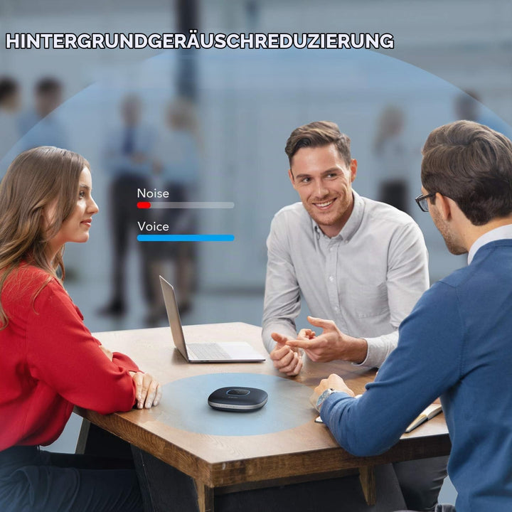 Anker PowerConf Bluetooth Konferenzlautsprecher mit 6 integrierten Mikrofonen, verbesserter Tonaufna