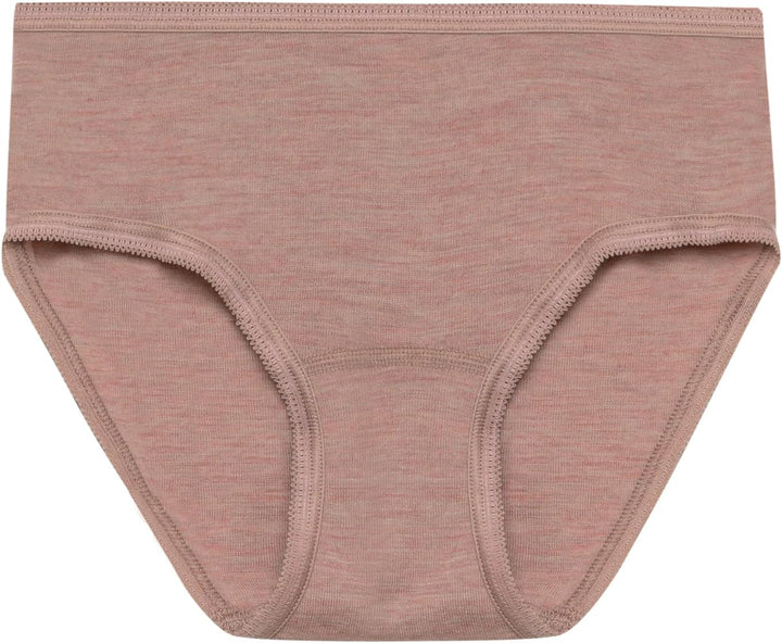 Dilling Midi Slip aus 100% natürlicher Merinowolle für Damen 34 Blusher-melange, 34 Blusher-melange