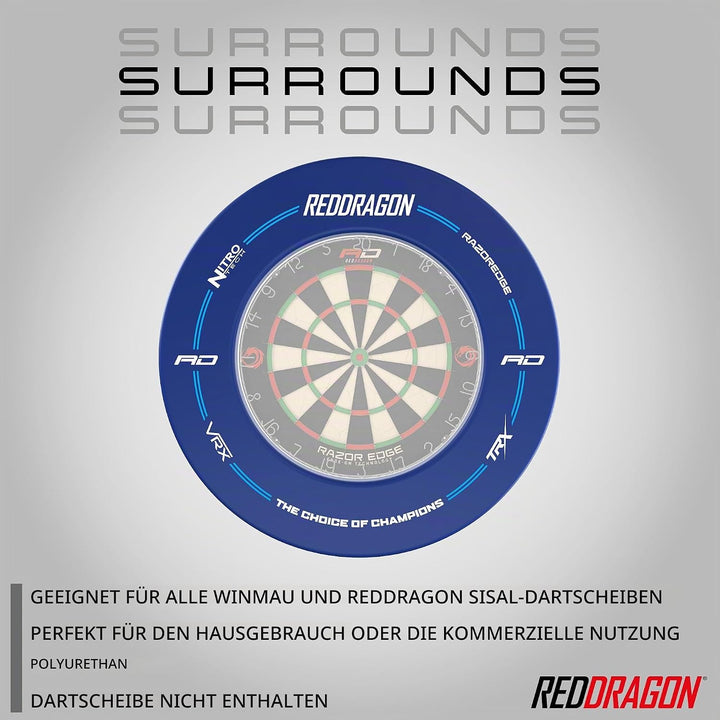 RED DRAGON Dartboard Surround Blue, Blue