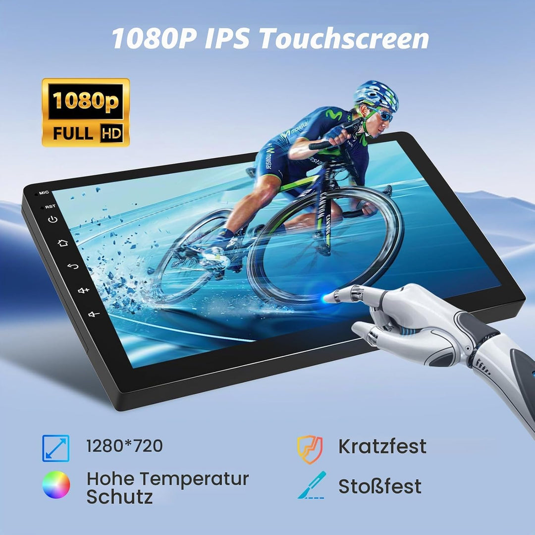 Hikity 8Cores 4G+64G Autoradio Android 15 Für Opel Astra H 2004-2008/Zafira B 2005-2015/Opel Corsa 2