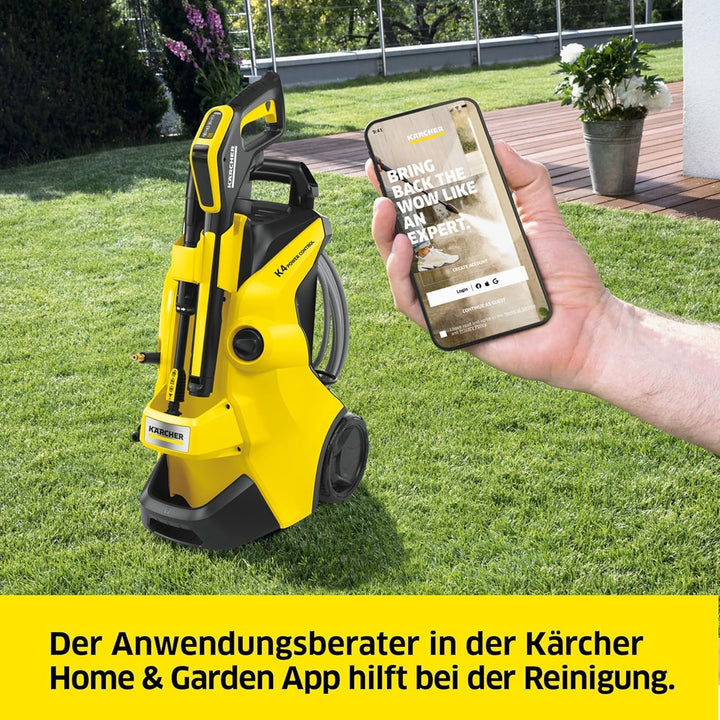 Kärcher Hochdruckreiniger K 4 Power Control Flex Home, Druck: max. 130 bar, PremiumFlex-Schlauch, in