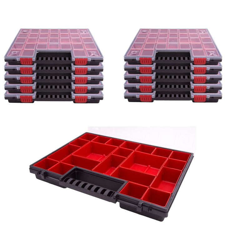 Sortimentskasten Kunststoff Sortimentsbox NORP 16 im 10er Set Masse ca.400x300x50 mm