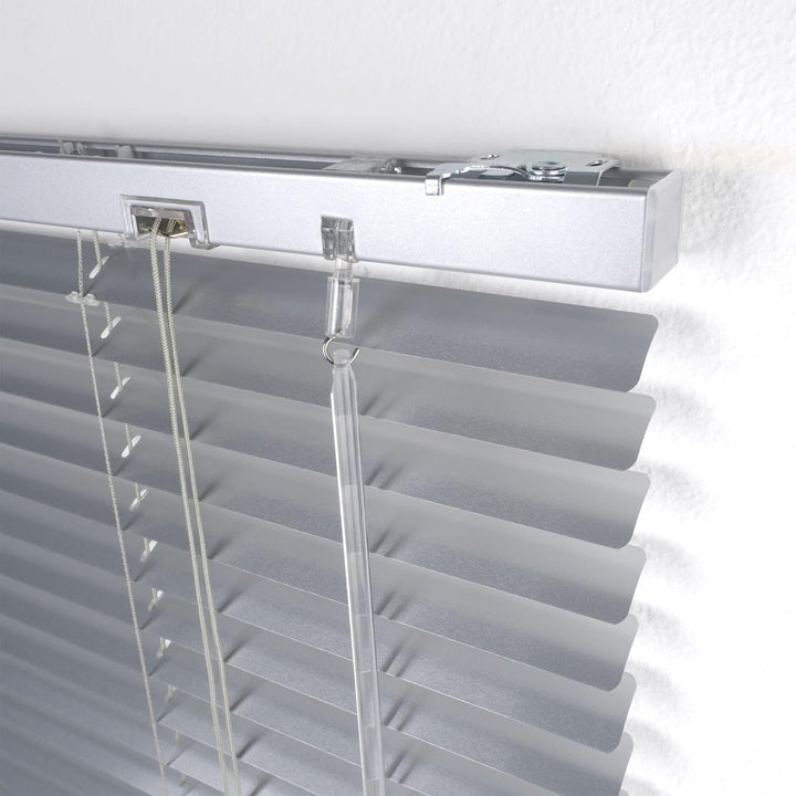 Liedeco | Aluminium-Jalousie | Silber B80cm x H160cm