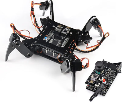 FREENOVE Quadruped Robot Kit with Remote (Compatible with Arduino IDE), App Remote Control, Walking